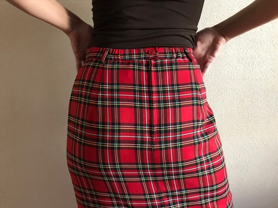 Plaid Skirts Tartan Plaid Skirts Maxi Skirts Long… - image 7