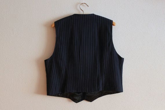 Women's Vest Navy Blue Vest Navy Womens Vest Stea… - image 4