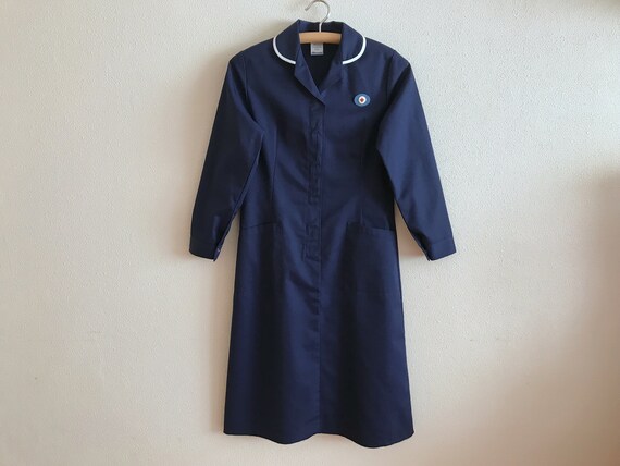 Navy blue top nurse uniform dress
