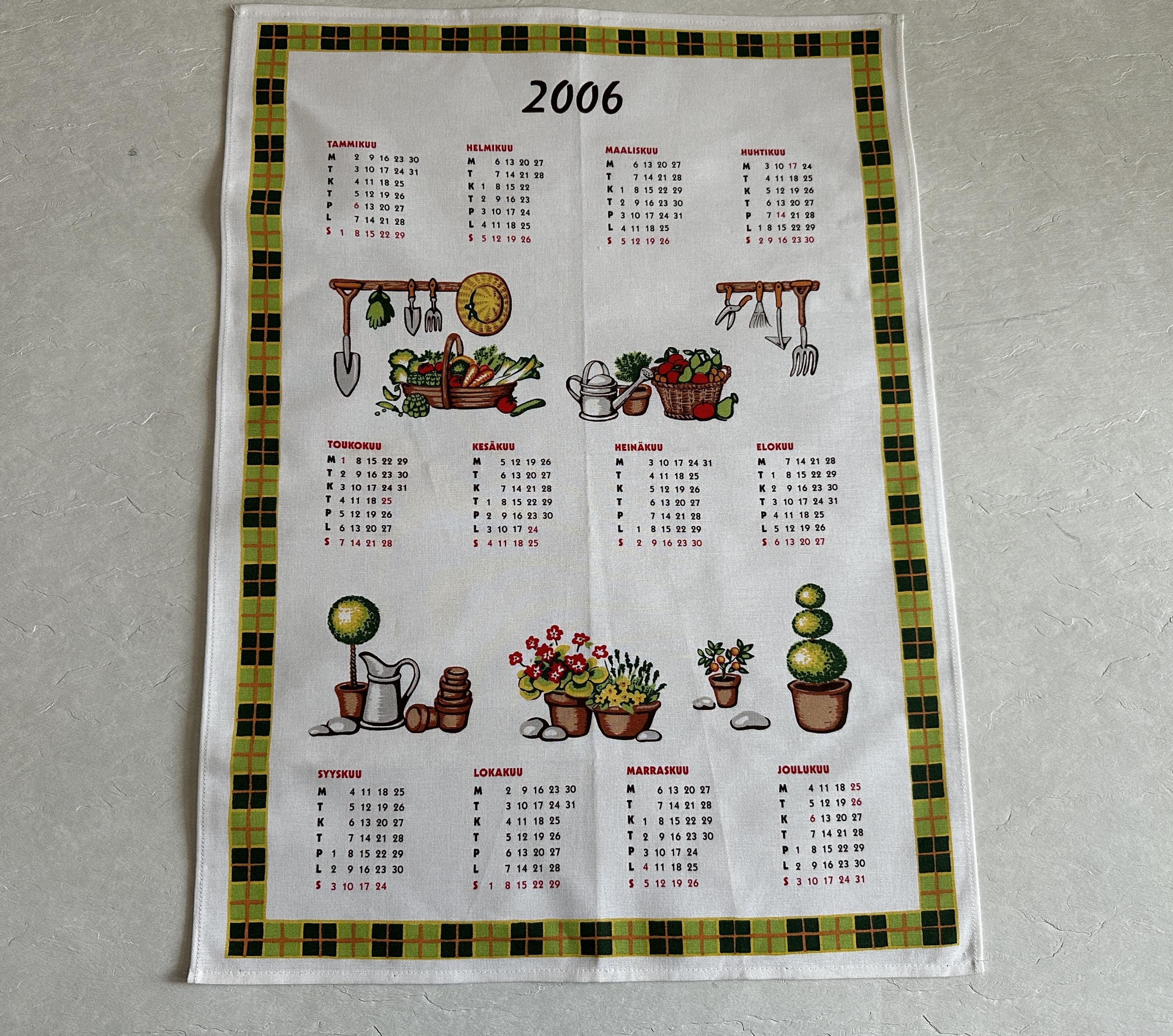 Calendar 2006 - Etsy