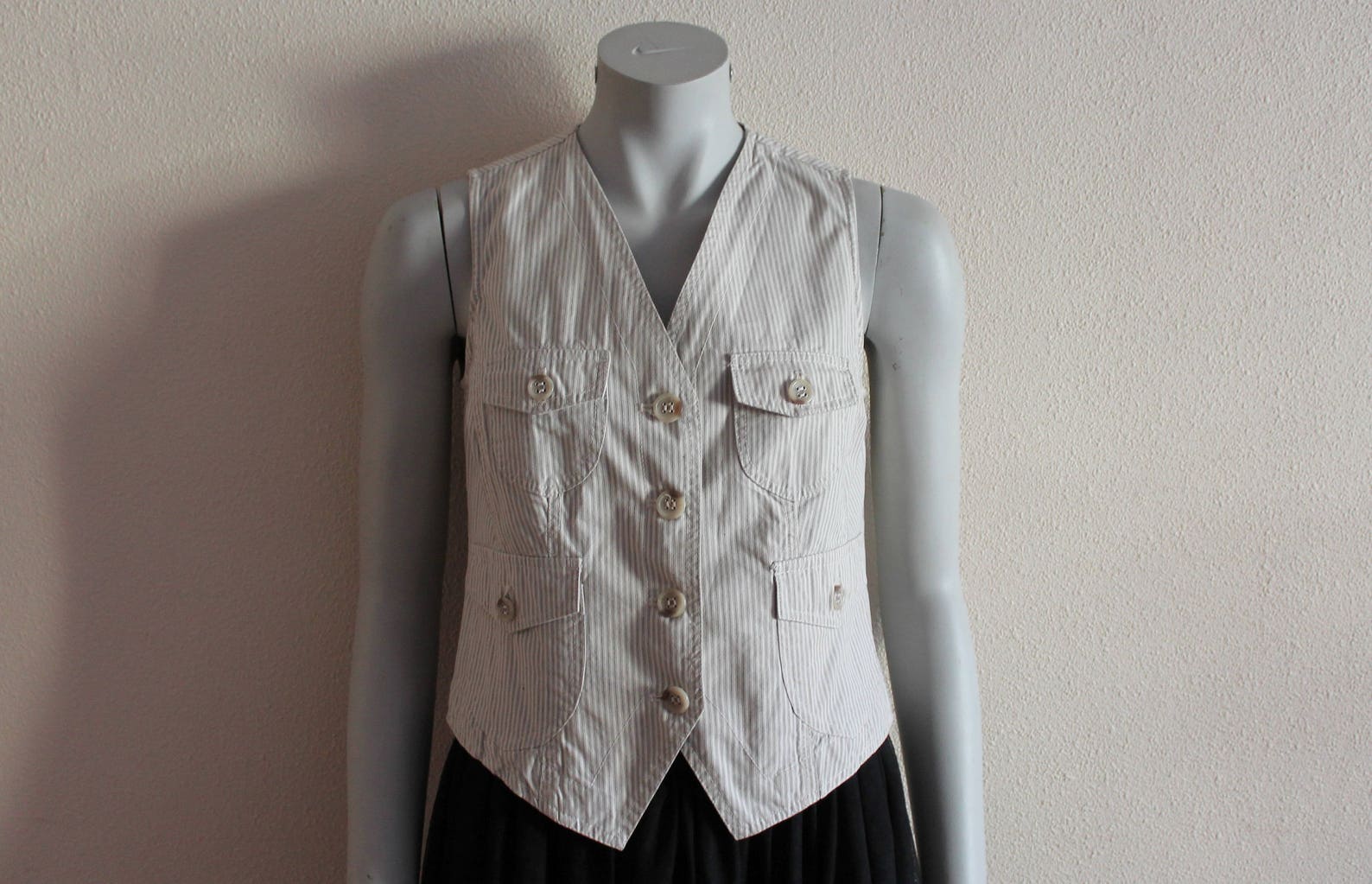 Women's Vest Beige Vest Ivory Women Vest Cotton Romantic Etsy