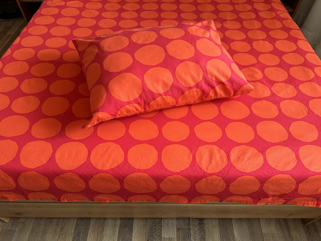 Marimekko Maija Isola Red KIVET Design Duvet Cover & Pillowcase
