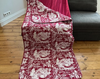 Rideau Vintage Tampella Unga - Panneau Rayé Arc-en-ciel - Textile Finlandais Coton