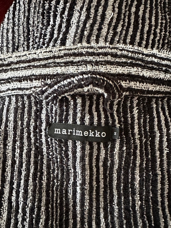 Marimekko Bath Robe Vintage Dressing Gown Terry W… - image 10