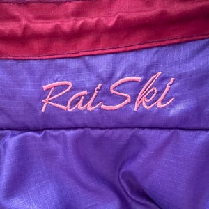 Vintage RAI SKI Ski Suit 80s/90s Purple One Piece Snowsuit Retro Belted Ski Overall Apres Ski Winter Suit Women’s M/L image 11
