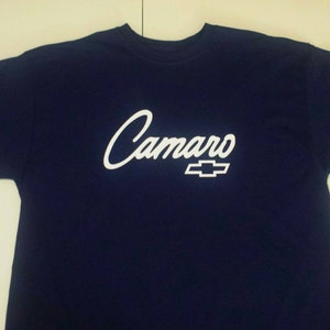 Chevy camaro 60&#39;s mens tshirt 7 COLORS to choose from sm-5xl chevy bowtie