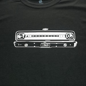 1969 chevy c10 k10 mens black tshirt chevrolet sm-5xl
