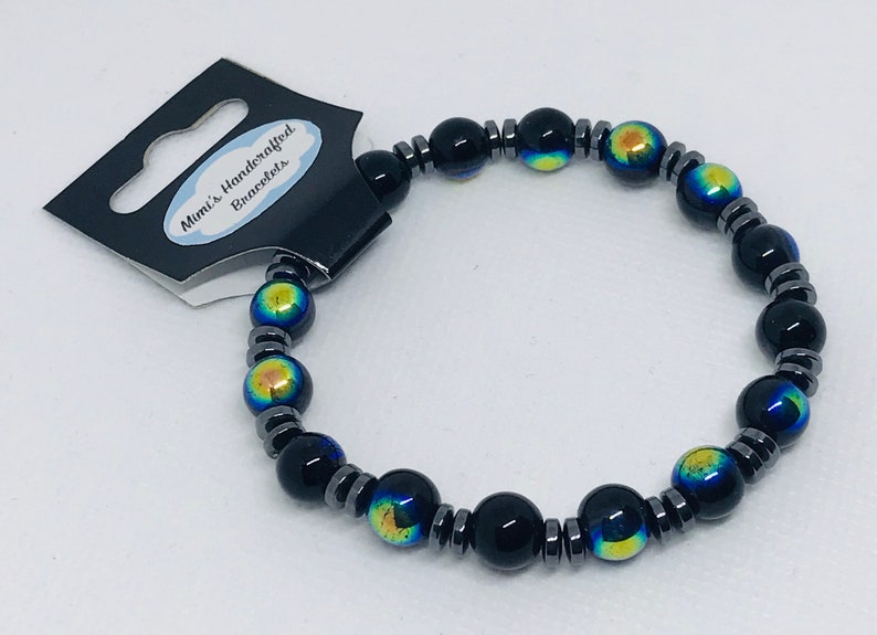 Stone Beads Multi color earth tones 6 count Women/'s Bracelet BRACELET GIFT BUNDLE Individually Wrapped