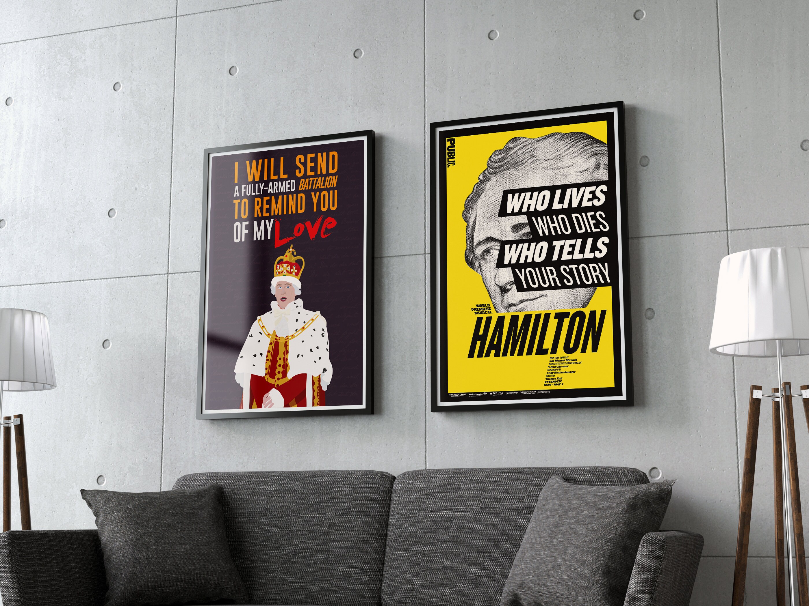 DOWNLOAD Hamilton You'll Be Back Print | Etsy