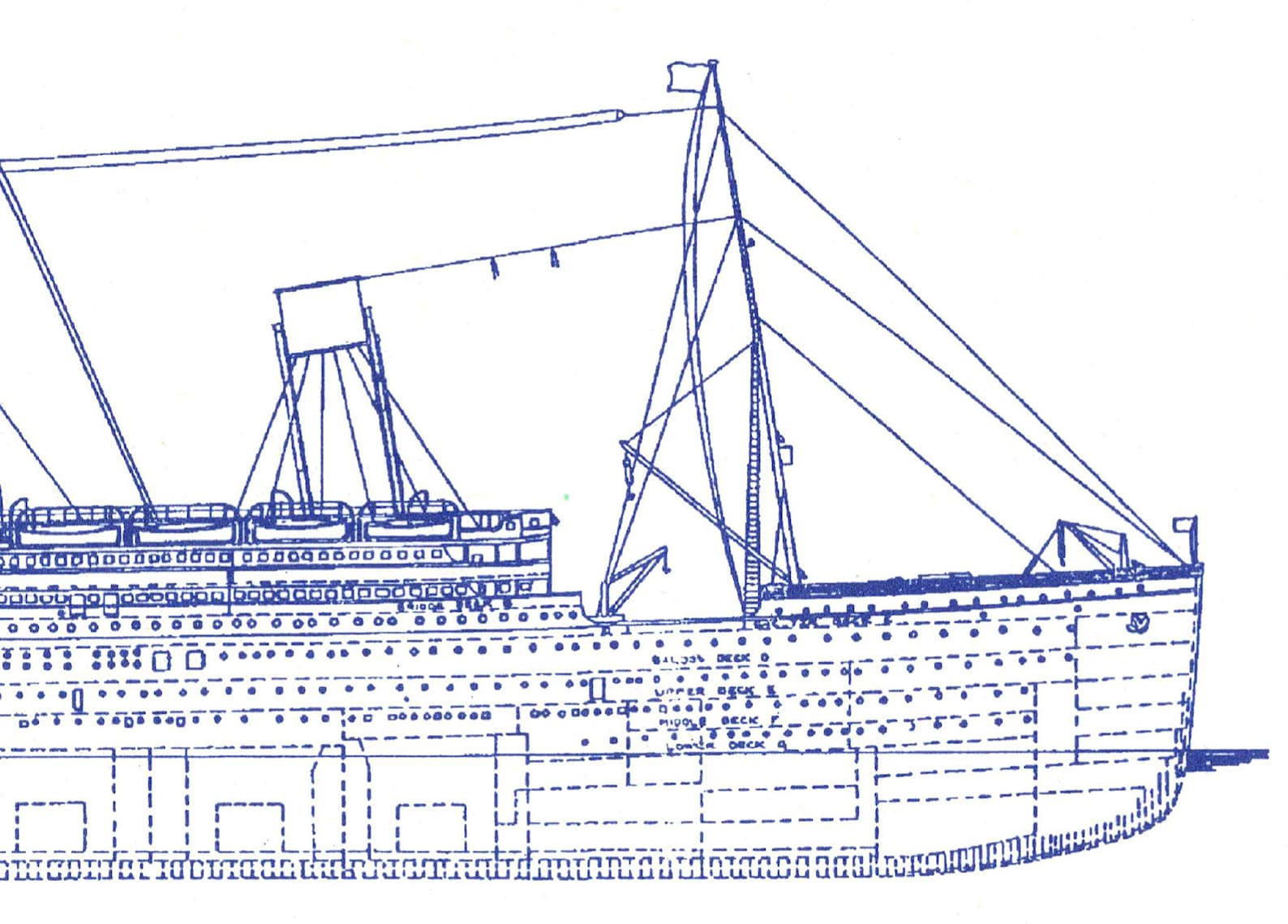 Titanicblueprints Blueprint Images Of Rms Titanic Don Brynelsen ...