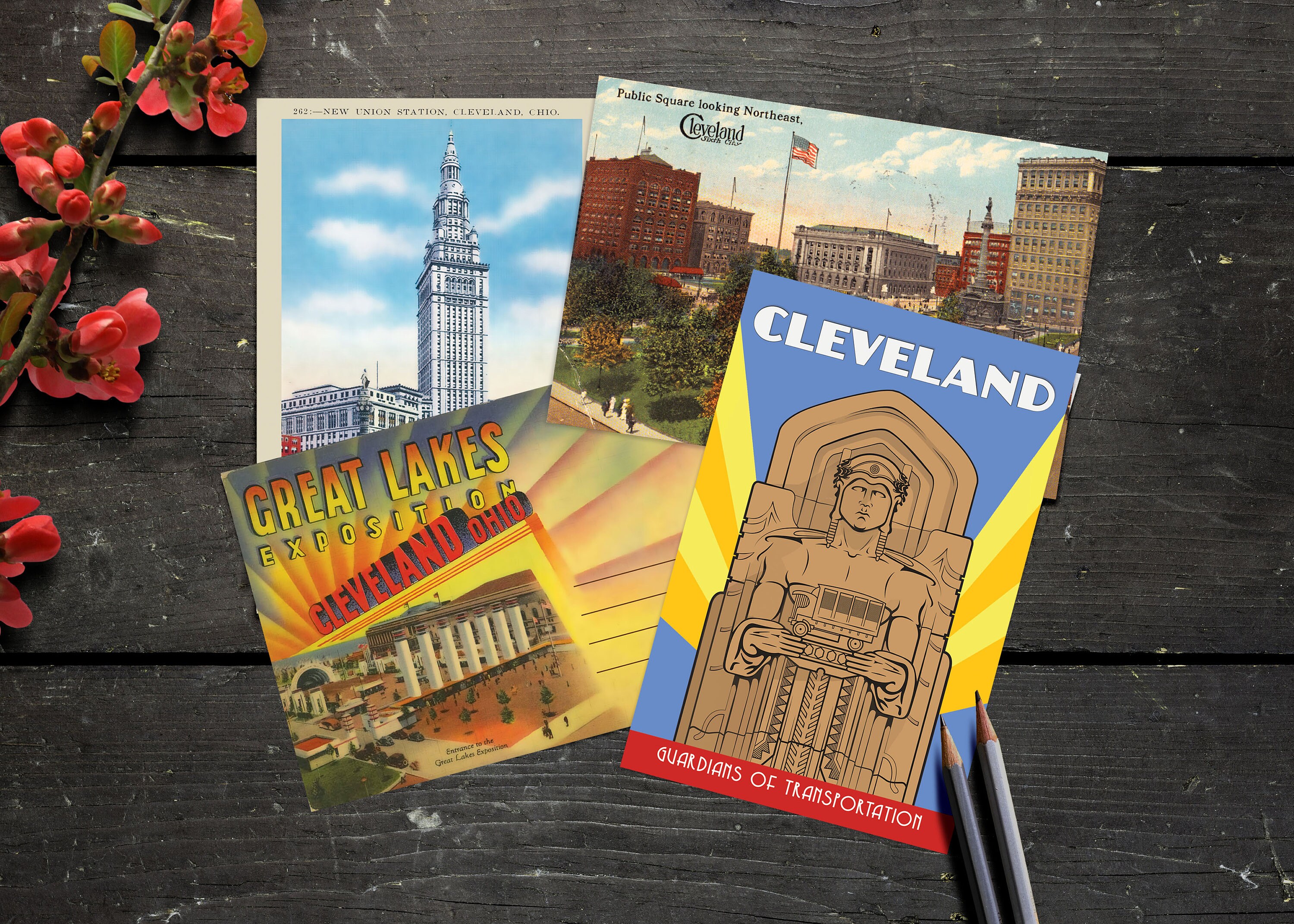 Cleveland Postcards Vintage Cleveland Art 4x6in. Etsy