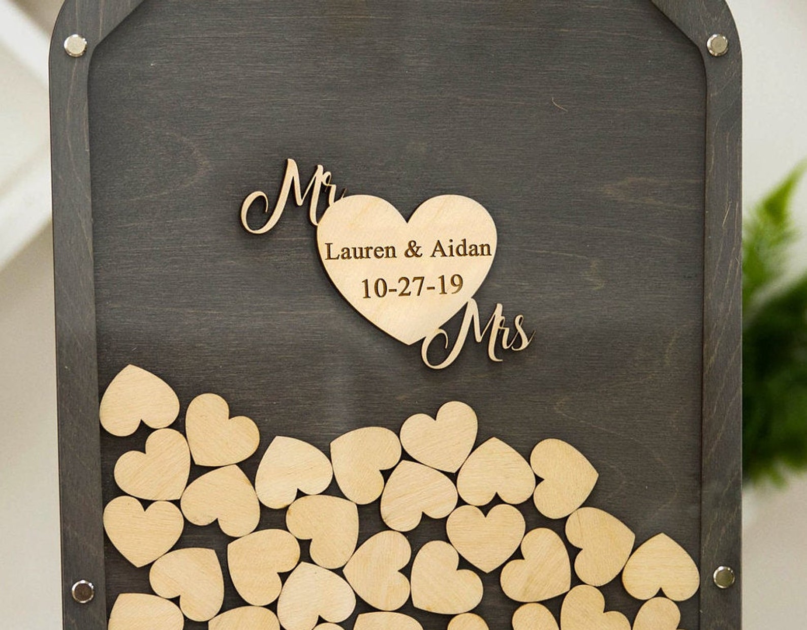 Mason Jar Guest Book Wedding Guest Book Mason Jar Wedding Etsy