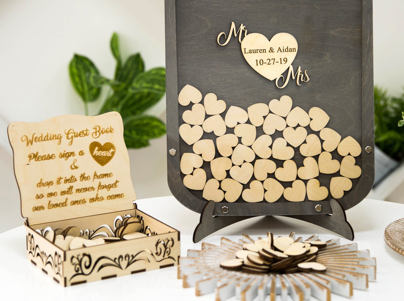 Mason Jar Guest Book Wedding Guest Book Mason Jar Wedding Etsy