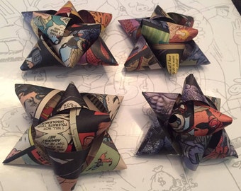 Comic Book/Mad Magazine Gift Bows (Set of 4)