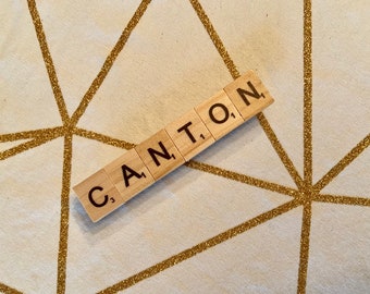 Canton/Akron/Kent Scrabble Magnet