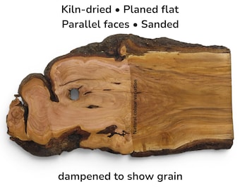 Wild Cherry Wood Slab, Live Edge Craft Wood, Natural Rustic Woodworking, Epoxy Resin Art Piece, Home Decor Gift #029