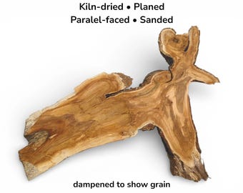 Unique Wild Cherry Live Edge Wood Slab Irregular Crotch Cut For Custom Woodworking Supplies #022