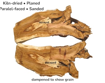 Wild Cherry Live Edge Wood Slab Highly Figured Raw Hardwood Lumber For Custom Woodworking #017