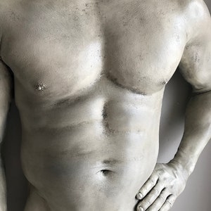 Crixus Nude Male Erotic Lifecast Sculpture Penis Wall Art image 10