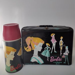 Vintage 1962 Barbie Thermos, Ponytail, Holtemp, Fashion 