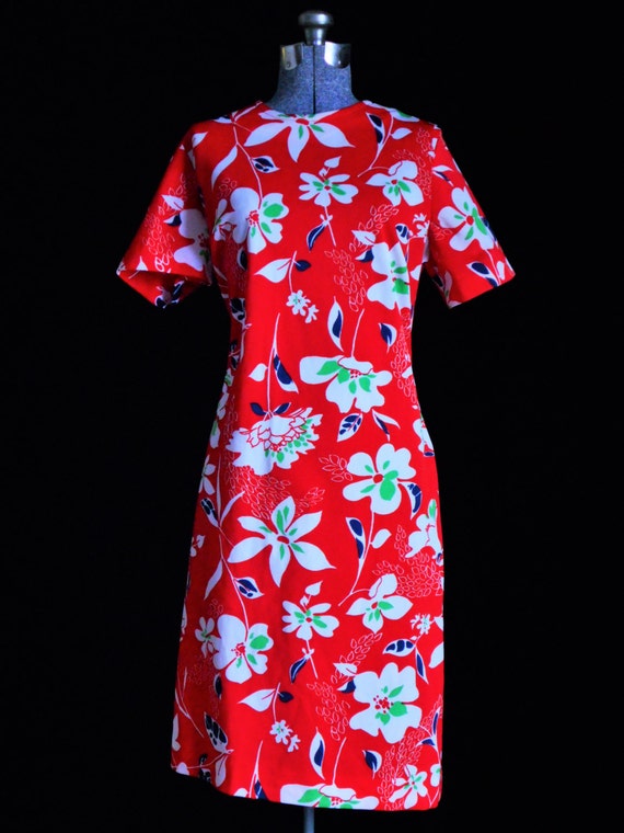 Vintage Dress 1950s Hawaiian Dress 50s Summer Dres