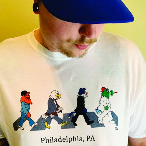 BEATLES PHILLY MASCOTS Custom T-shirt 