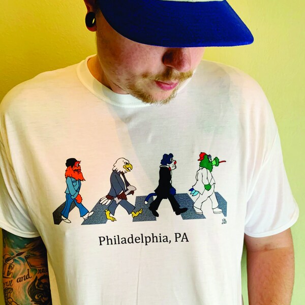 BEATLES PHILLY MASCOTS  - Custom T-Shirt Design