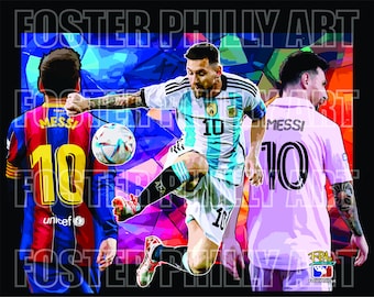 Philadelphia sports art -  "LEO"  Custom Print