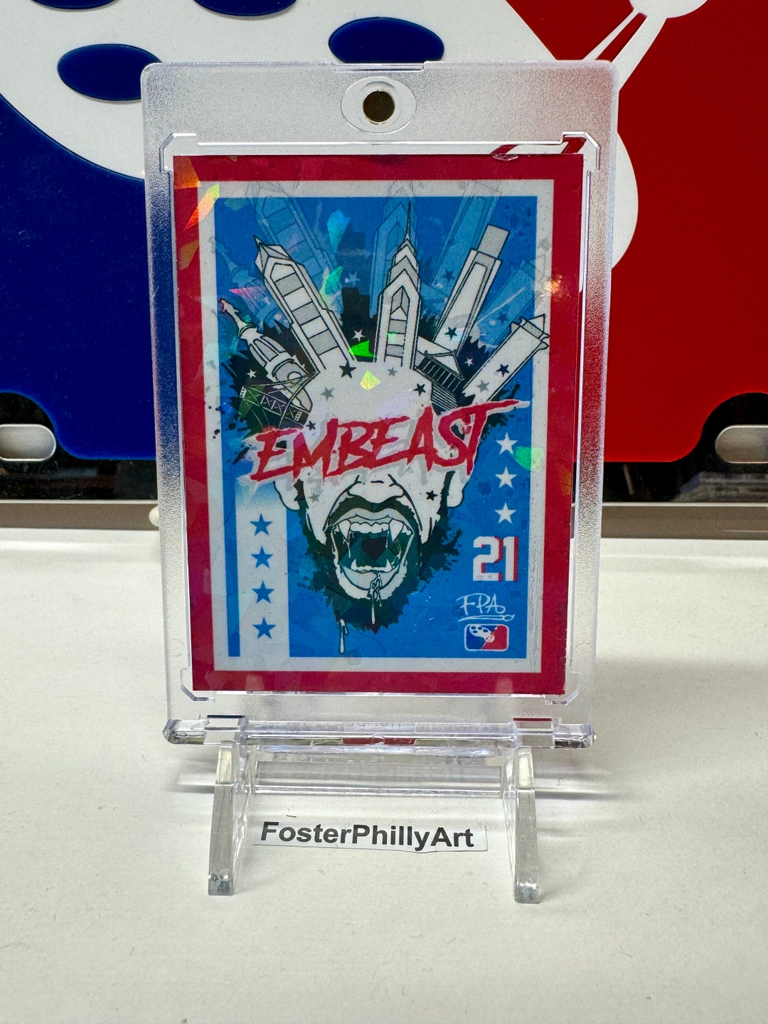 Custom Metal Card - “EMBEAST” - Etsy