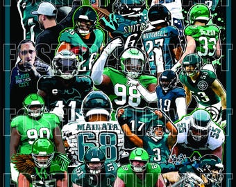 Philadelphia sports art -  “SUPER BOWL 59 CHAMPIONS”  Custom Print