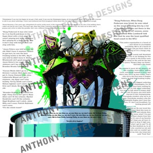 Philadelphia Sports Art - CUSTOM PRINT - Kelce speech