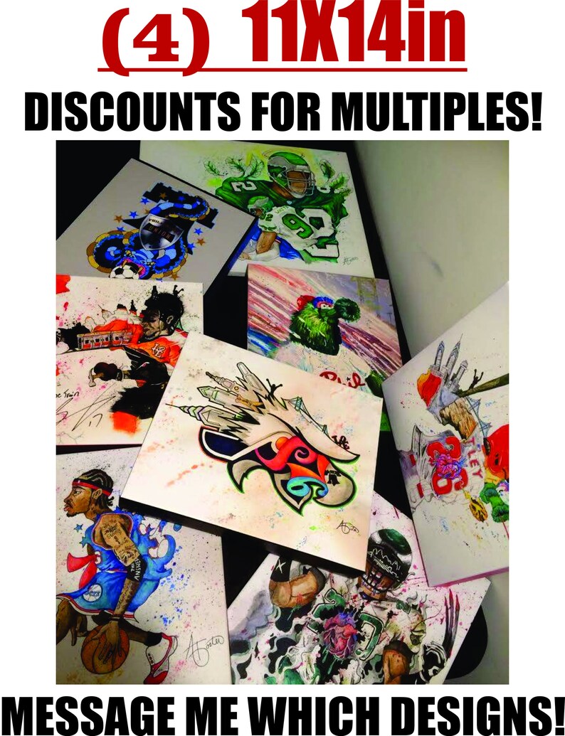 MULTIPLES 4-11x14in BULK PRICING