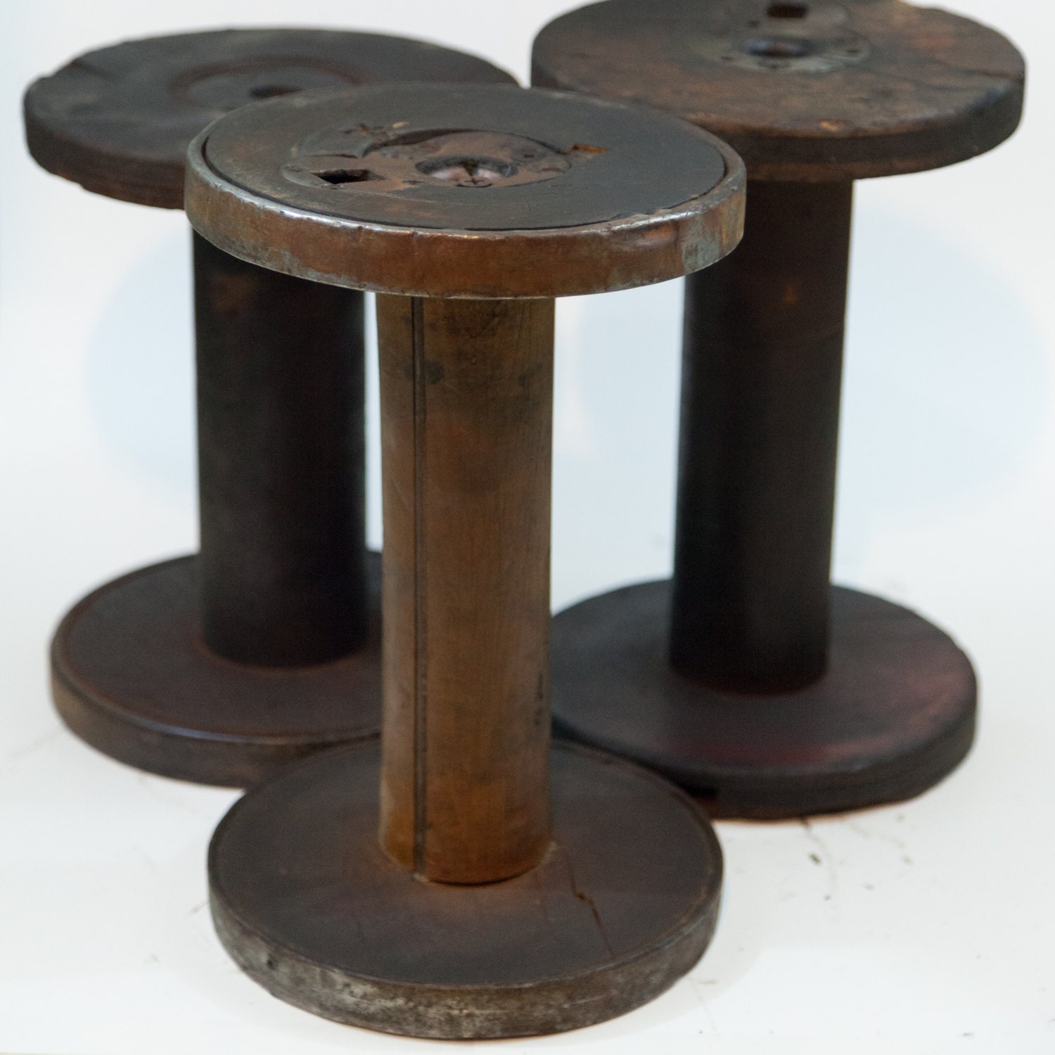 Antique Textile Bobbins around 812 inches tall Etsy