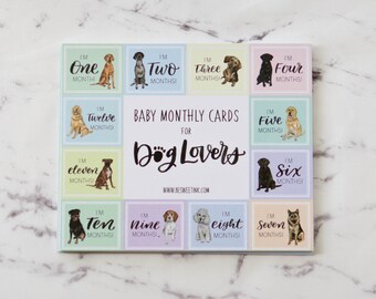 Cartes mensuelles de bébé