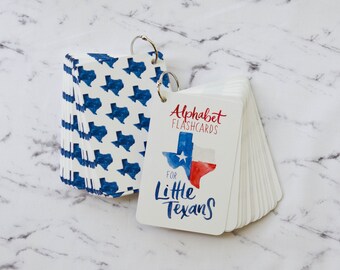 Texas Alphabet Flashcards
