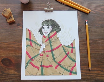 Original Marker Illustration - Bundle Up ORIGINAL
