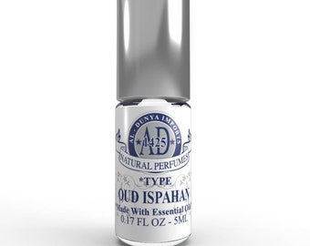 Oud Ispahan *Type, Perfume Fragrance Oil For The Body. (Choose From 6 Bottle Sizes). Concentrated & Made With Essential Oils.