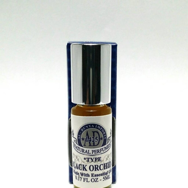 Black Orchid Edtion ‘15 - Al Dunya Imports - Perfume Body Oil 5ml (0.17 FL OZ) Rollerball.