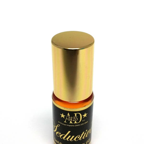 Seductive! by Al Dunya Imports. Pheromone Perfume Oil Fragrance. Rare & Unique. Concentrated Essential Oil  (6 Bottle Sizes).