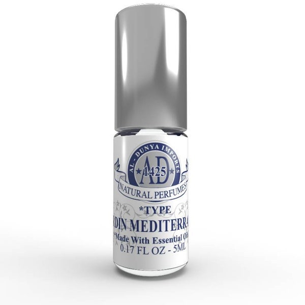 Mediterranean Garden / Jardin Mediterranean- Al Dunya Imports - Perfume Body Oil Fragrance. (6 Bottle Sizes) Essential Oil Roll-On
