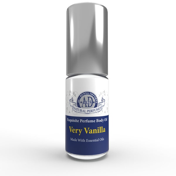 Very Vanilla - Al Dunya Imports - Perfume Body Oil, Scented Lotion, Or Organic Scented Lotion. *Oil - 6 Sizes. Lotion: 120ml & 240ml.