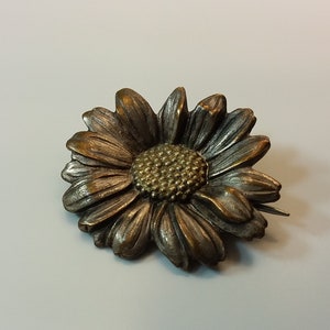 Mellerio Brooch - Antique Mellerio dits Meller Sunflower Or Margarita Flower Brooch - Parisian Jewellery - Mellerio Paris
