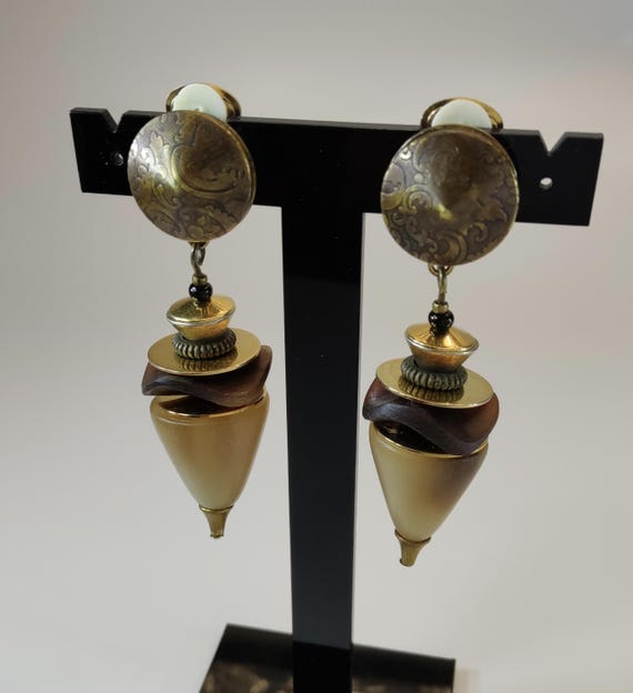 Elegant LANGANI Signed Handmade Elements Antique … - image 4