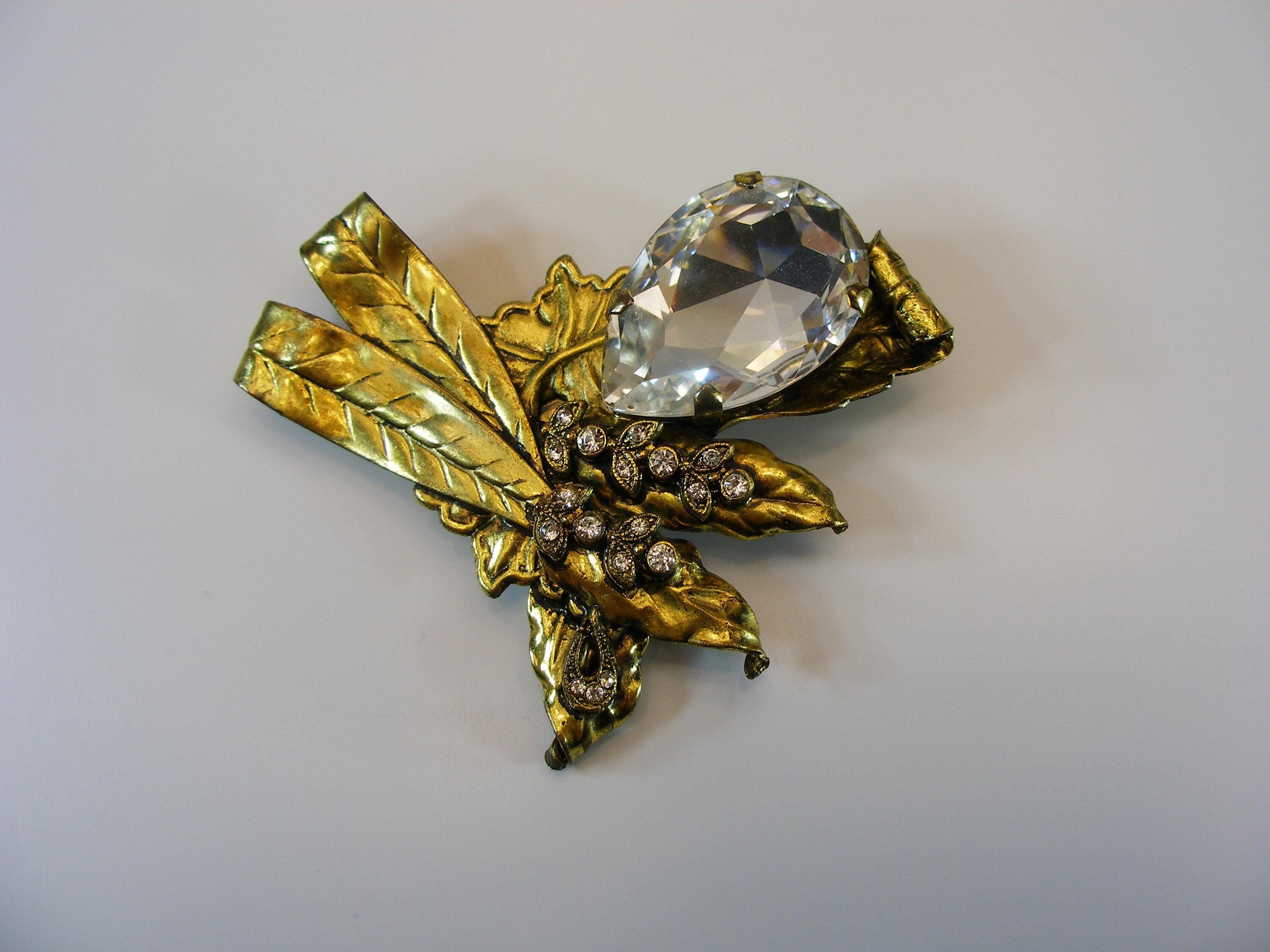 イタリア製　Dueci Bijoux ドゥエキビジュー　ネックレス　ヴィンテージ DUECI BIJOUX Vintage Italian Designer Gold Plated Leaves