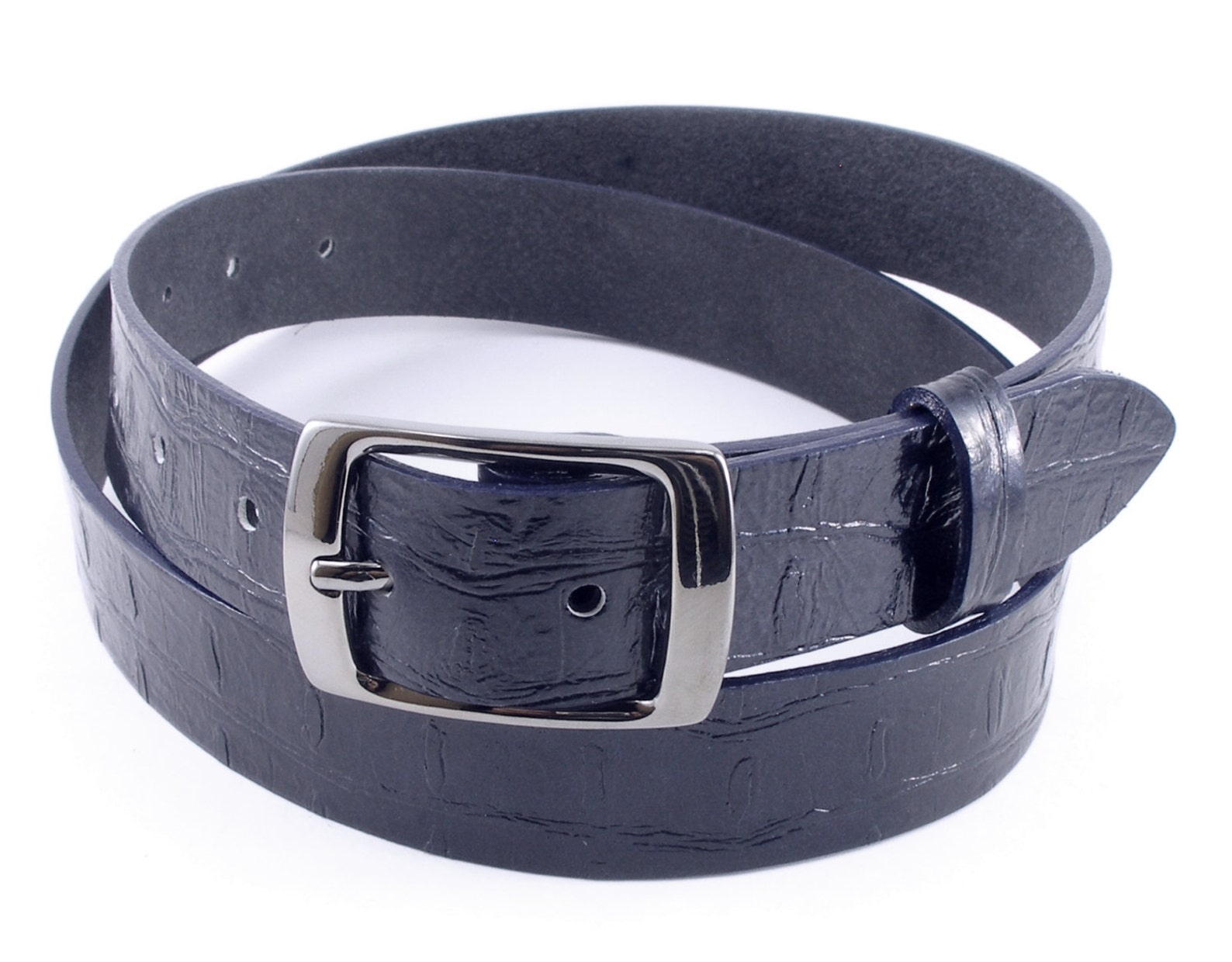 Leather beltblue beltwomen beltwomens blue leather Etsy