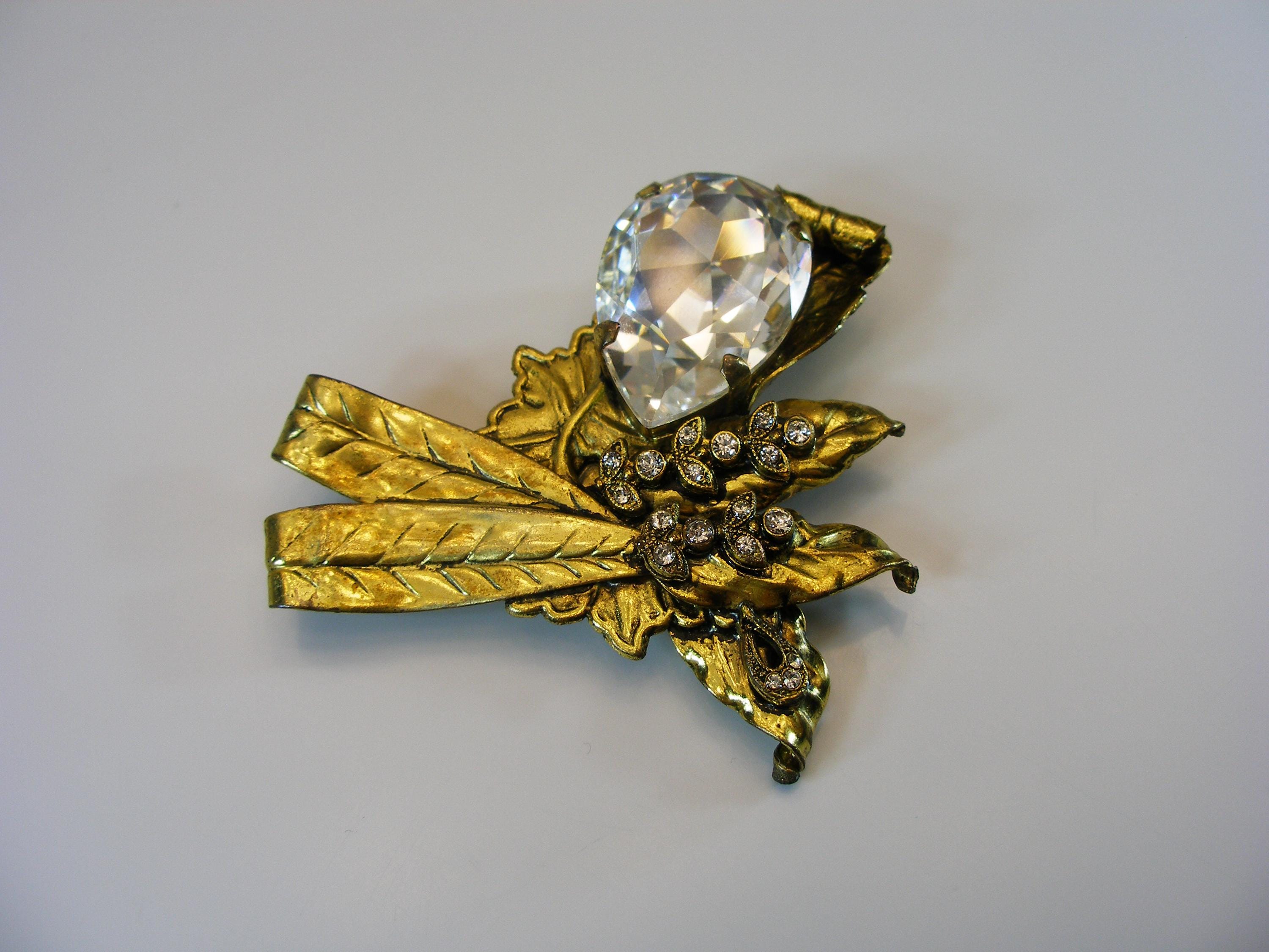 イタリア製　Dueci Bijoux ドゥエキビジュー　ネックレス　ヴィンテージ DUECI BIJOUX Vintage Italian Designer Gold Plated Leaves