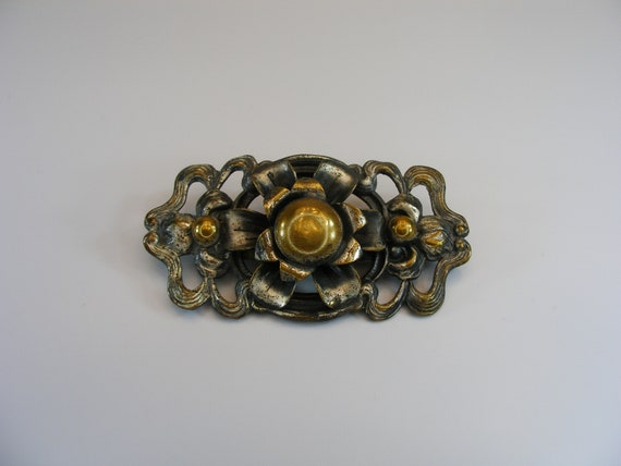 Art Nouveau brooch, Metalwork, Antique Jewelry, 1… - image 4