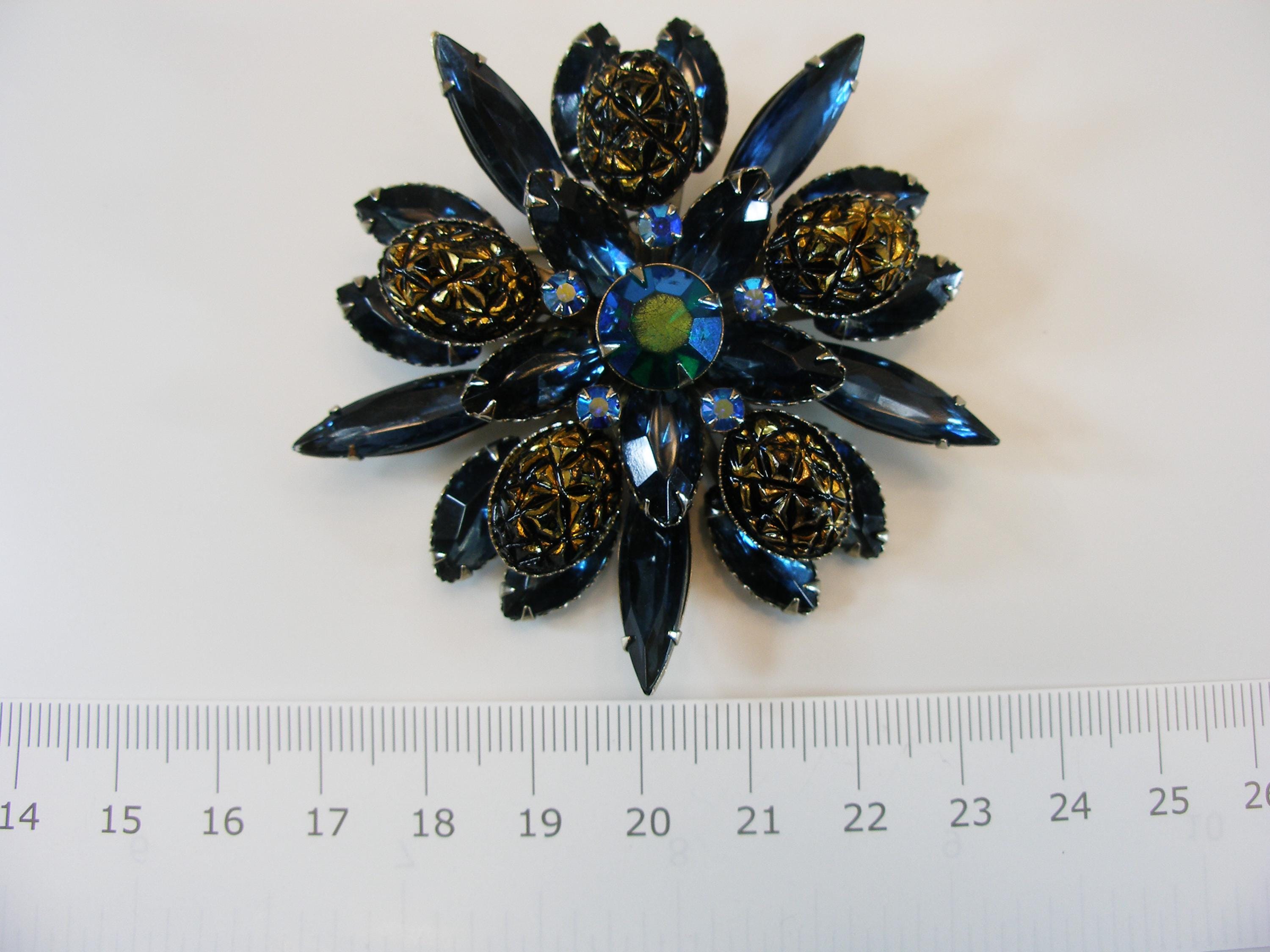 JUDY Lee 蝶のブローチ Judy Lee Gorgeous Sparkly Vintage Silver-tone Brooch With