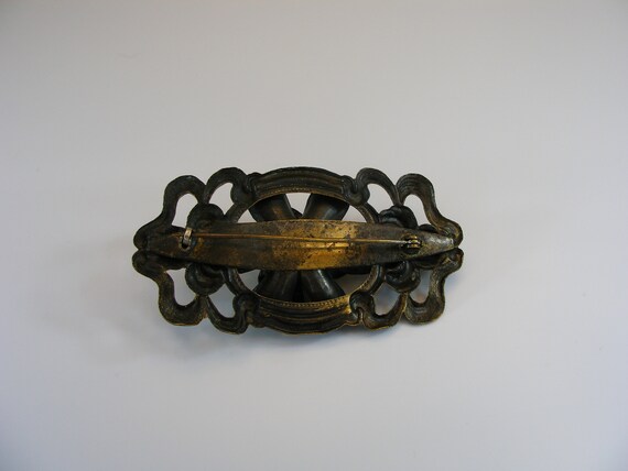 Art Nouveau brooch, Metalwork, Antique Jewelry, 1… - image 6