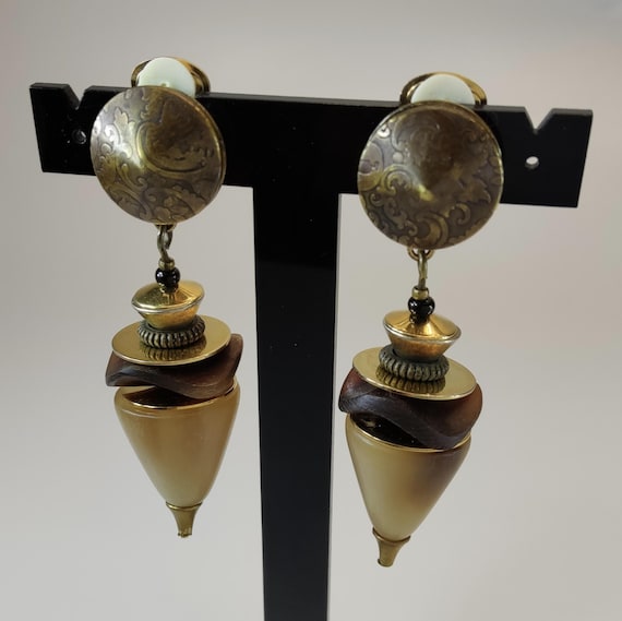 Elegant LANGANI Signed Handmade Elements Antique … - image 1